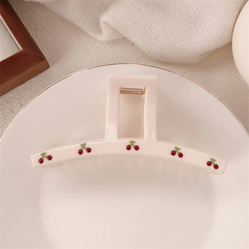 Retro Coded Cherry Claw Clip - Image 3