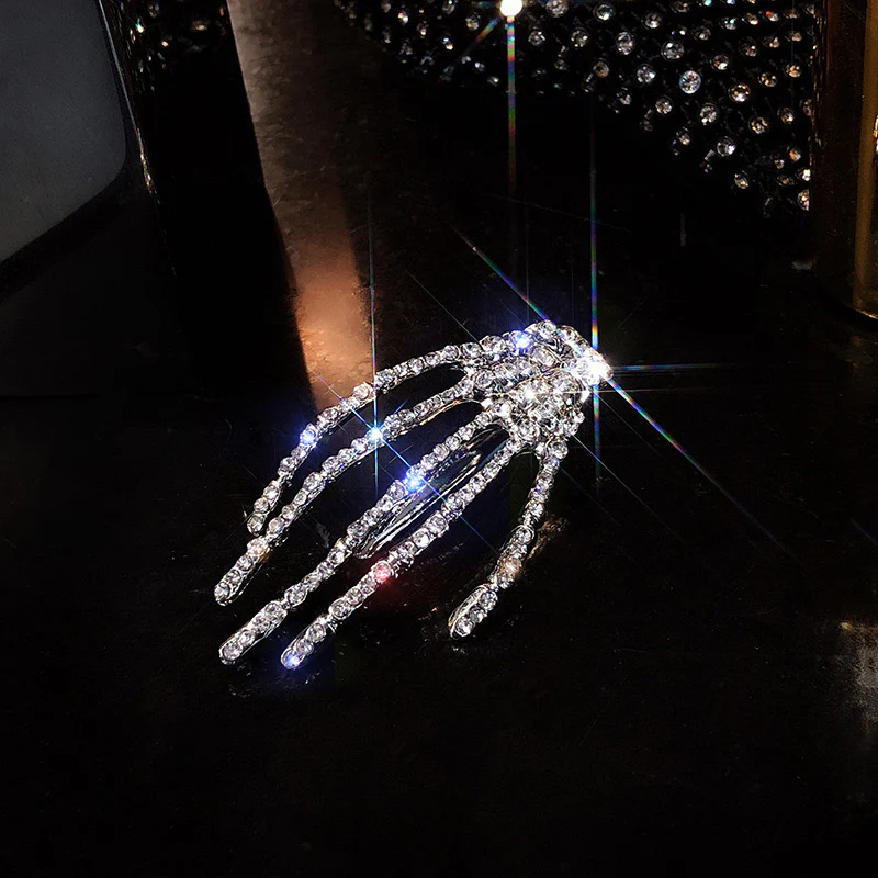 Rhinestone Reaper Baddie Hair Clip