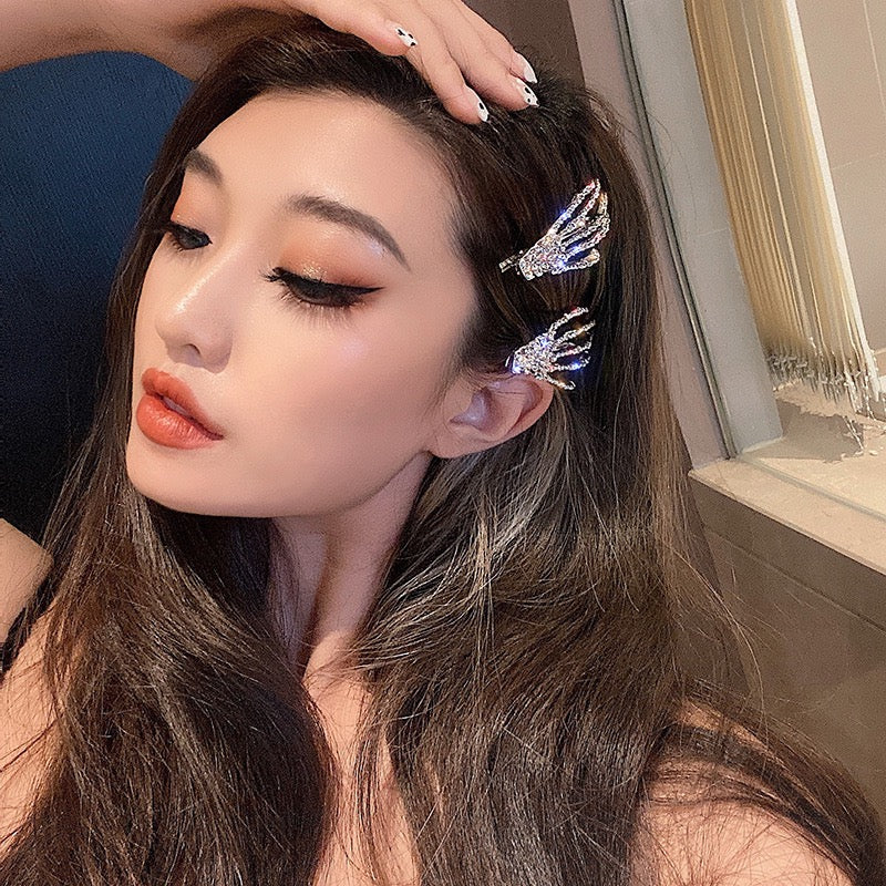 Rhinestone Reaper Baddie Hair Clip - Image 2