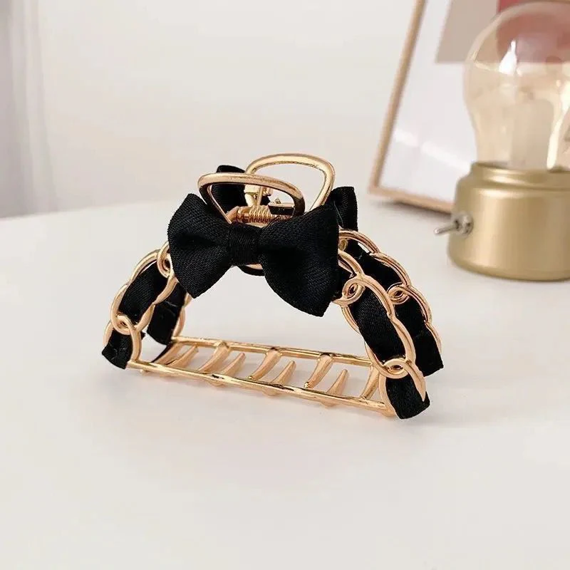Ribbon Bow Metal Claw Clips - Image 7