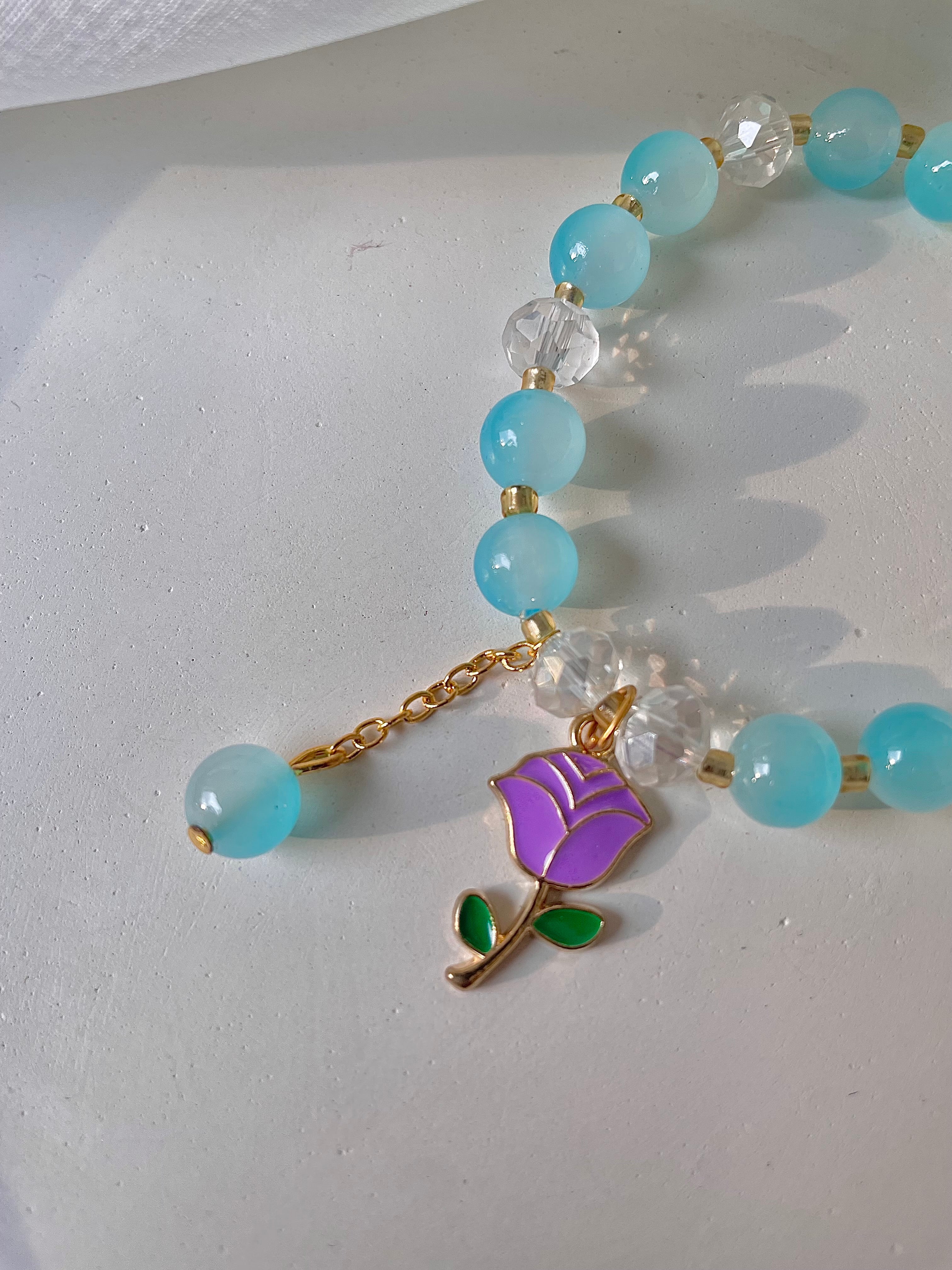Rose bracelet- blue - Image 2