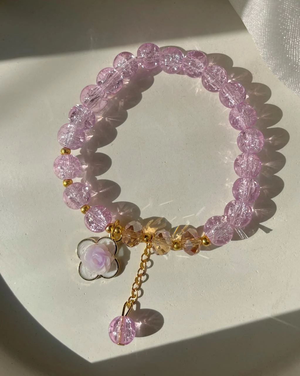 Rose Bracelet- purple