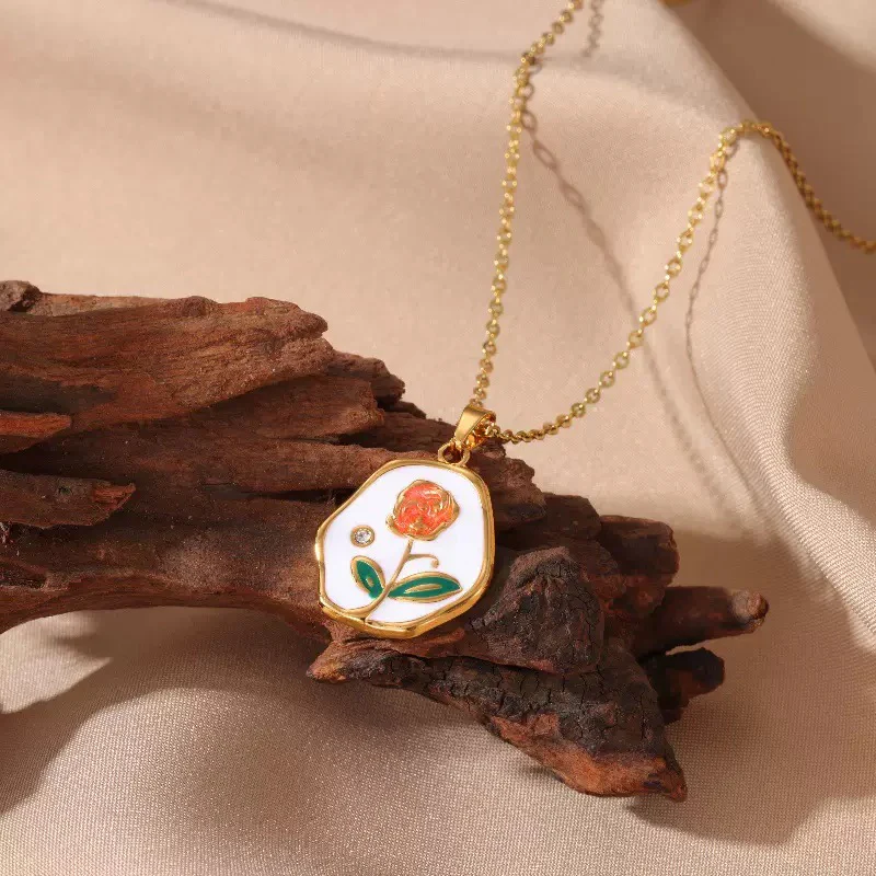 Rose for my Rose! Necklace - Image 3