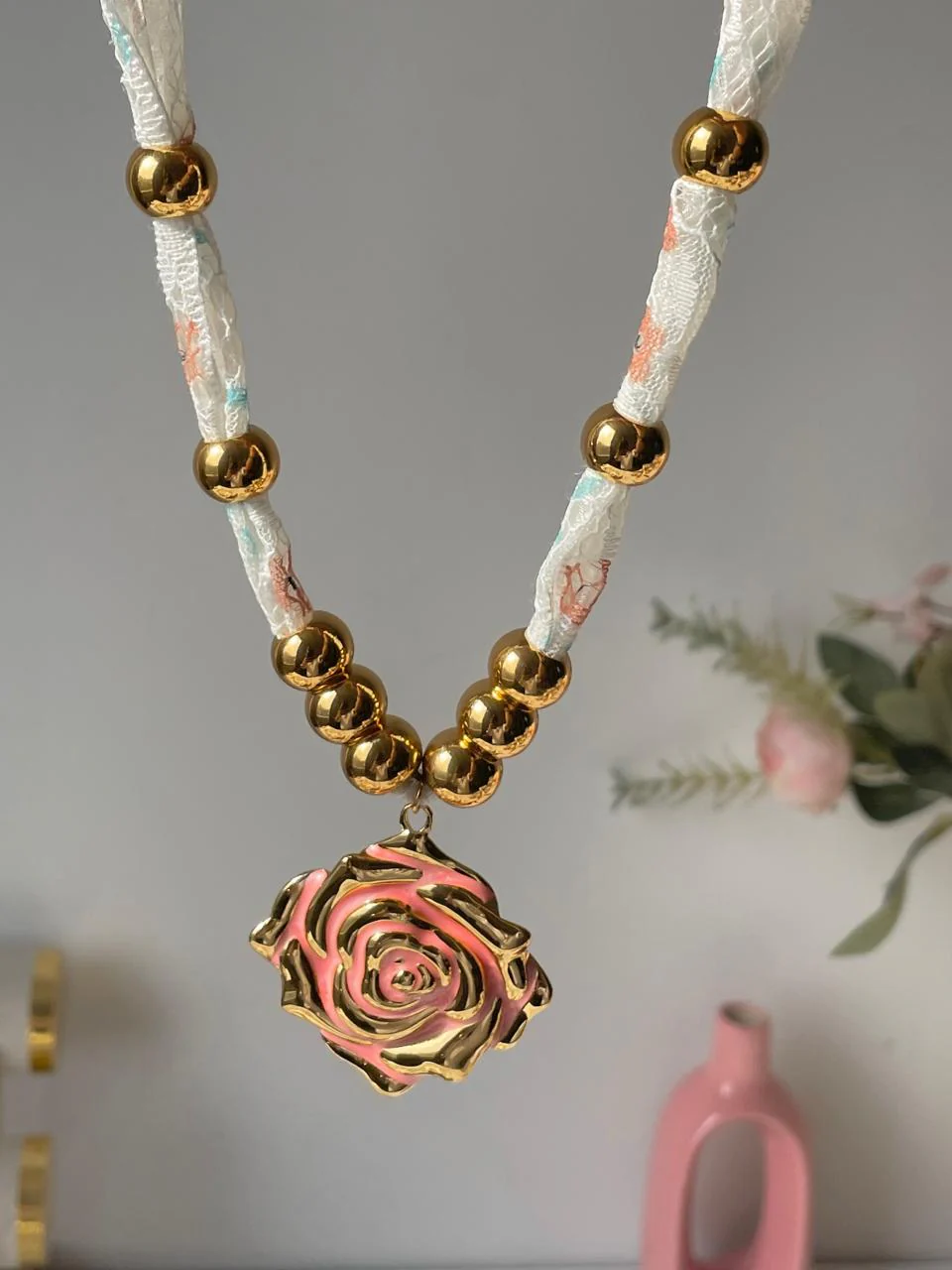 Rosetta Ribbon Necklace - Image 2