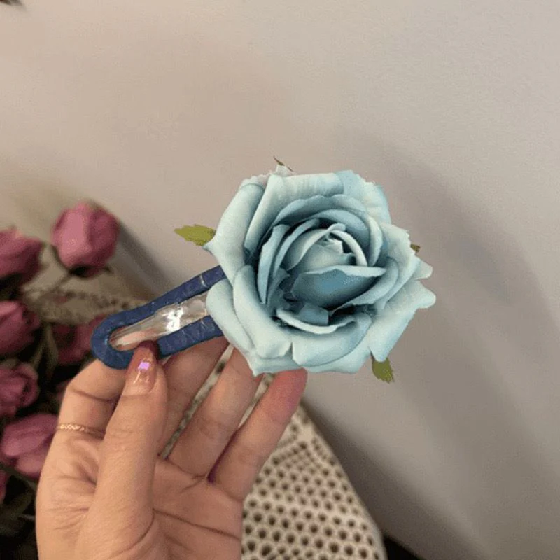 Rosy Dream Hair Clips - Image 6