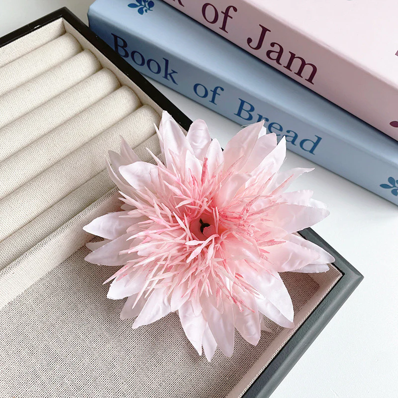 Rosy Whisper Floral Hair Clip - Image 3