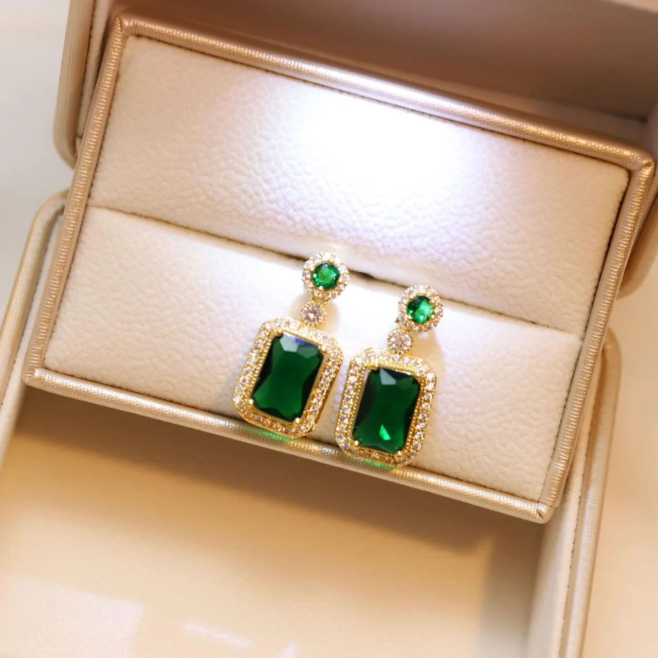 Royal Green Earrings - Image 4