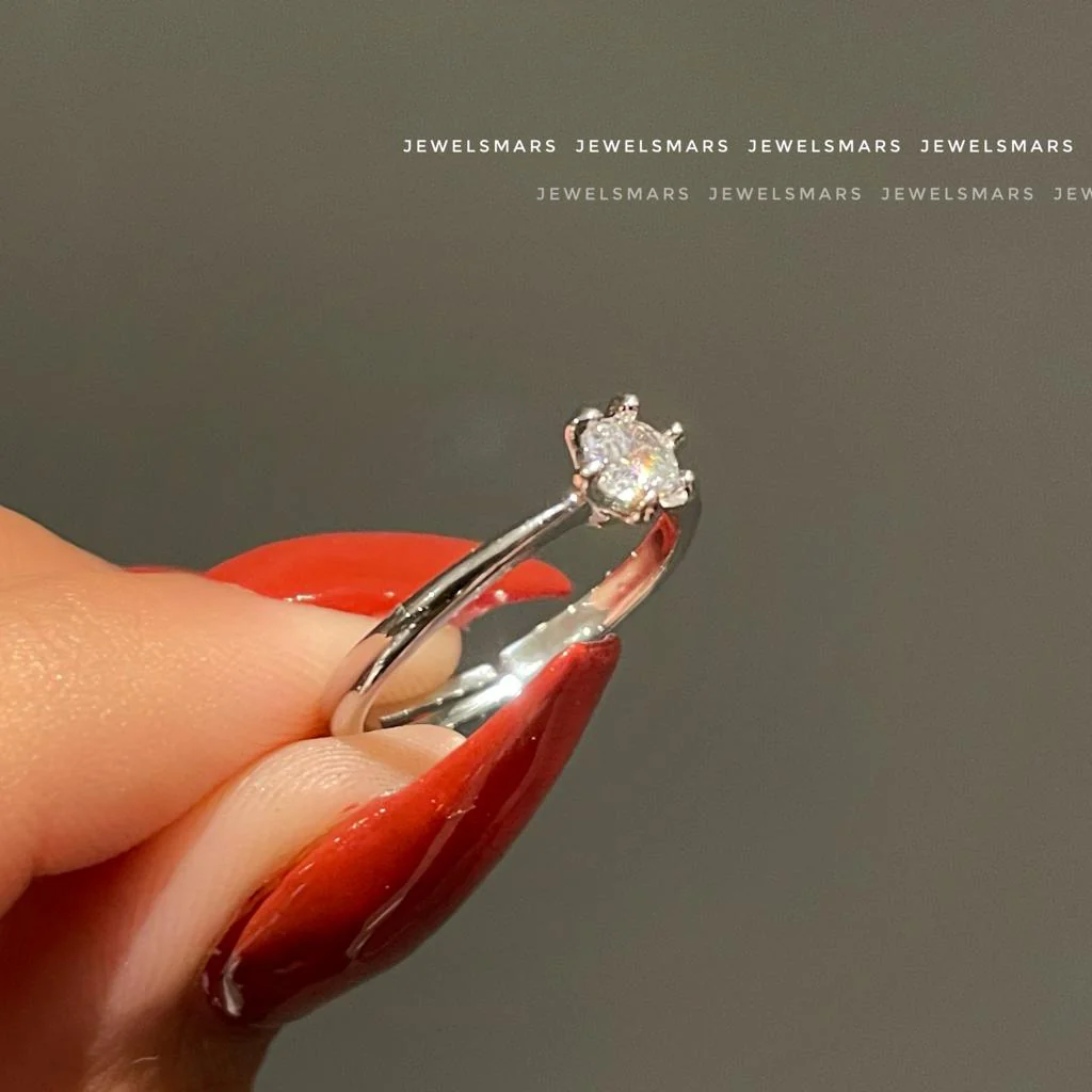 Ruby Minimal Promise Ring - Image 5