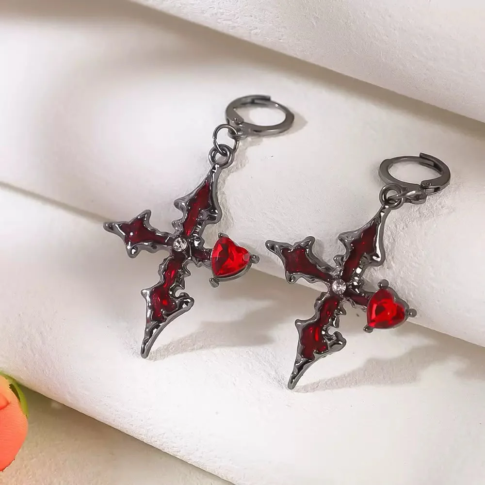 Sacred Heart Grunge earrings