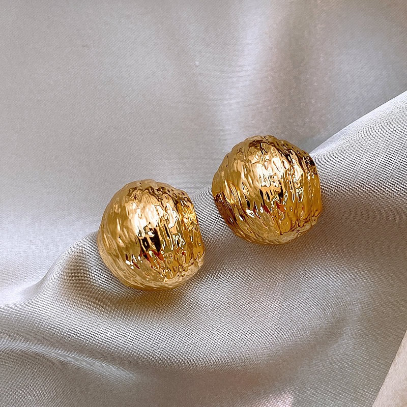 Saint Tropez Gold Hoop Earrings - Image 3