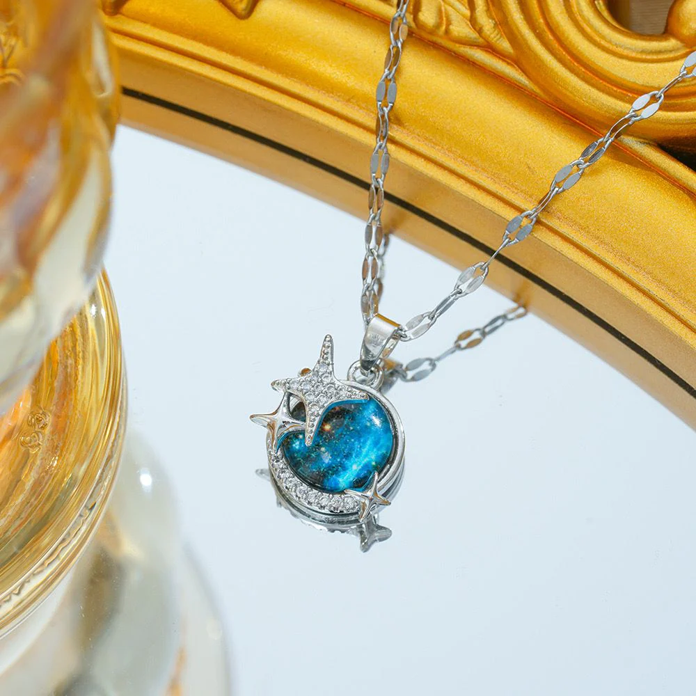 Saturn Star Necklace - Image 2