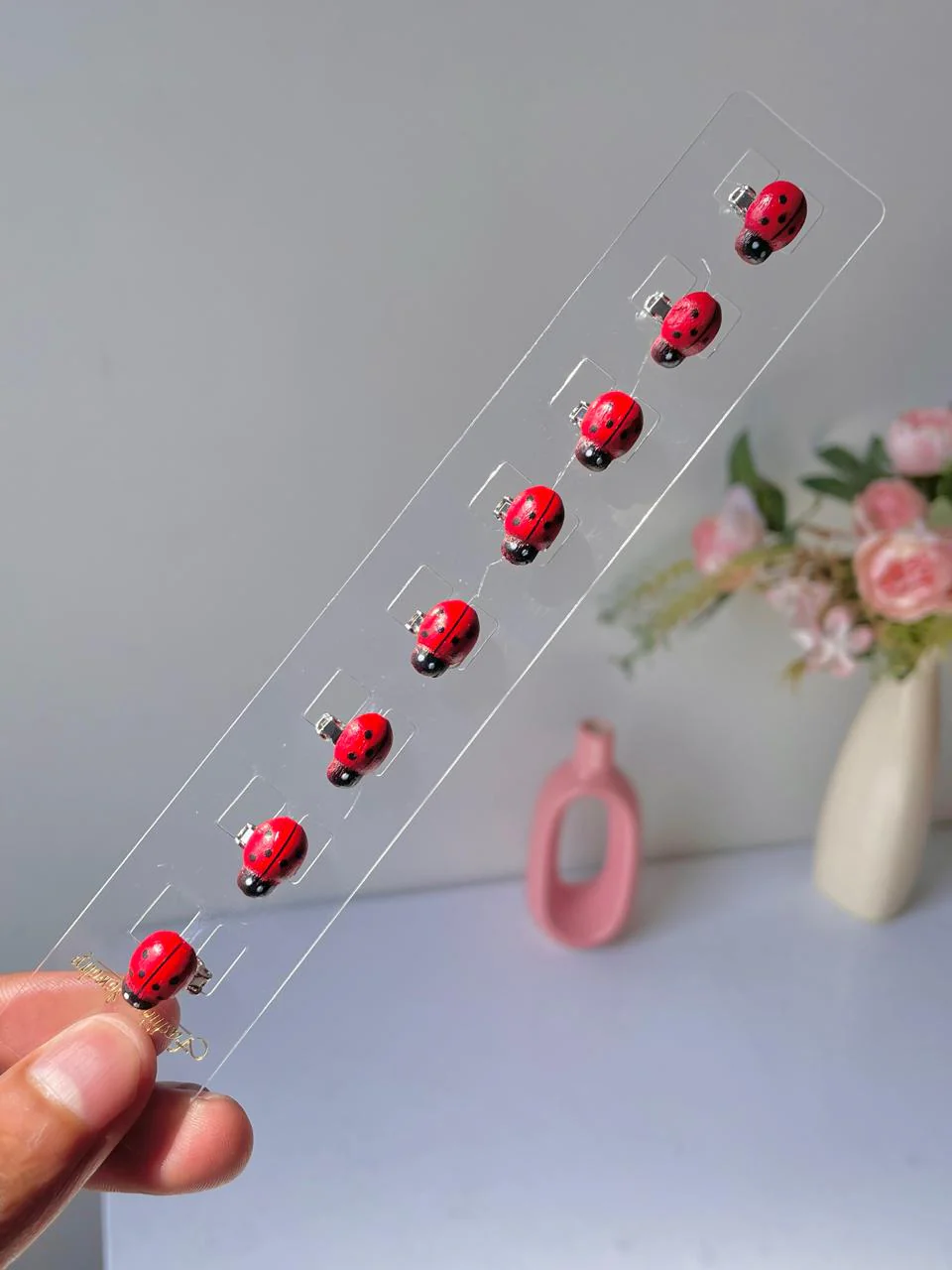 Cute LadyBug Mini Pins (pack of 8) - Image 4