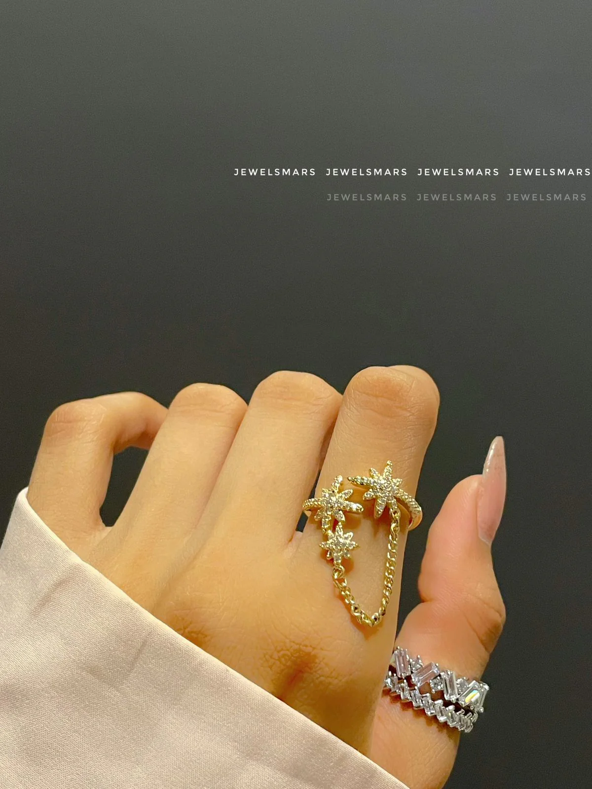 Scarlet stars chain ring - Image 3