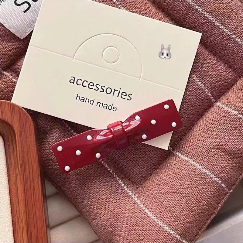 Scarlet Sweetie Bow Hair Clip (Pack of 2) - Image 2