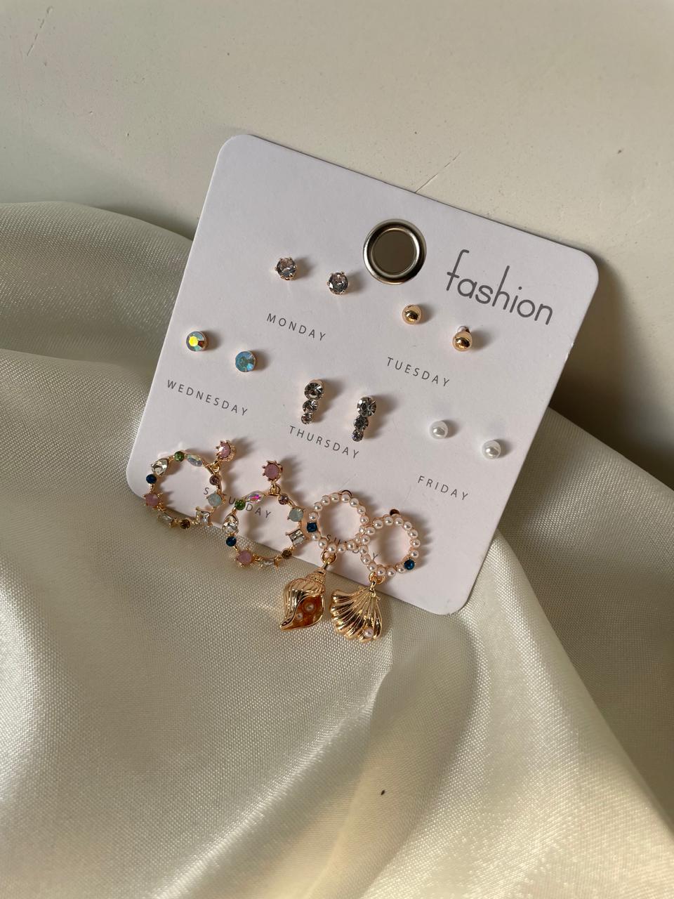 Sea Struck Earrings Combo - Image 2