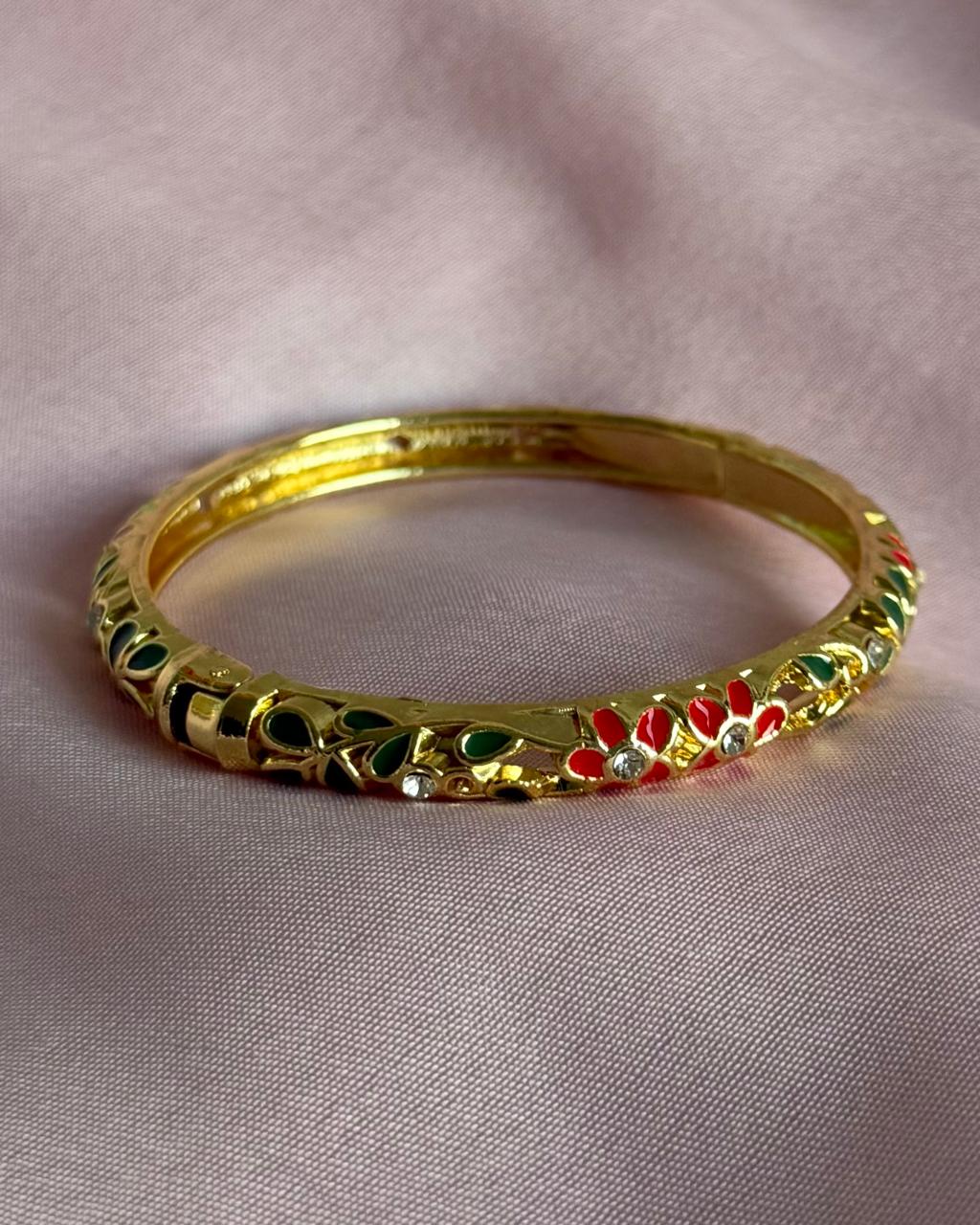 Seraphic Flora Enamel Bracelet - Image 2