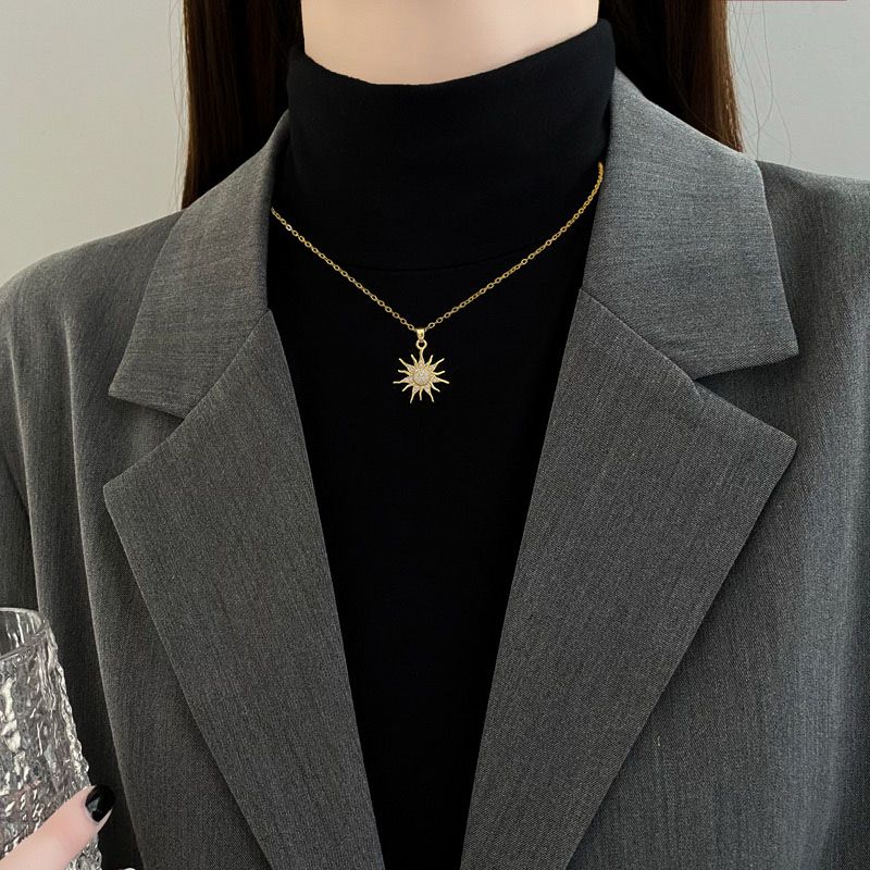 She’s Glowing! Sun Necklace - Image 2