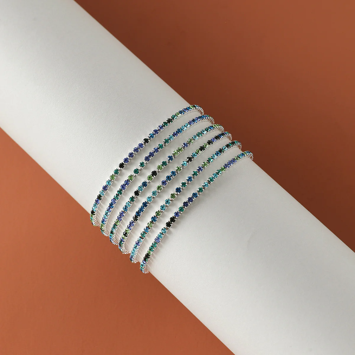 Shimmers of Blue Bracelet Set - Image 2