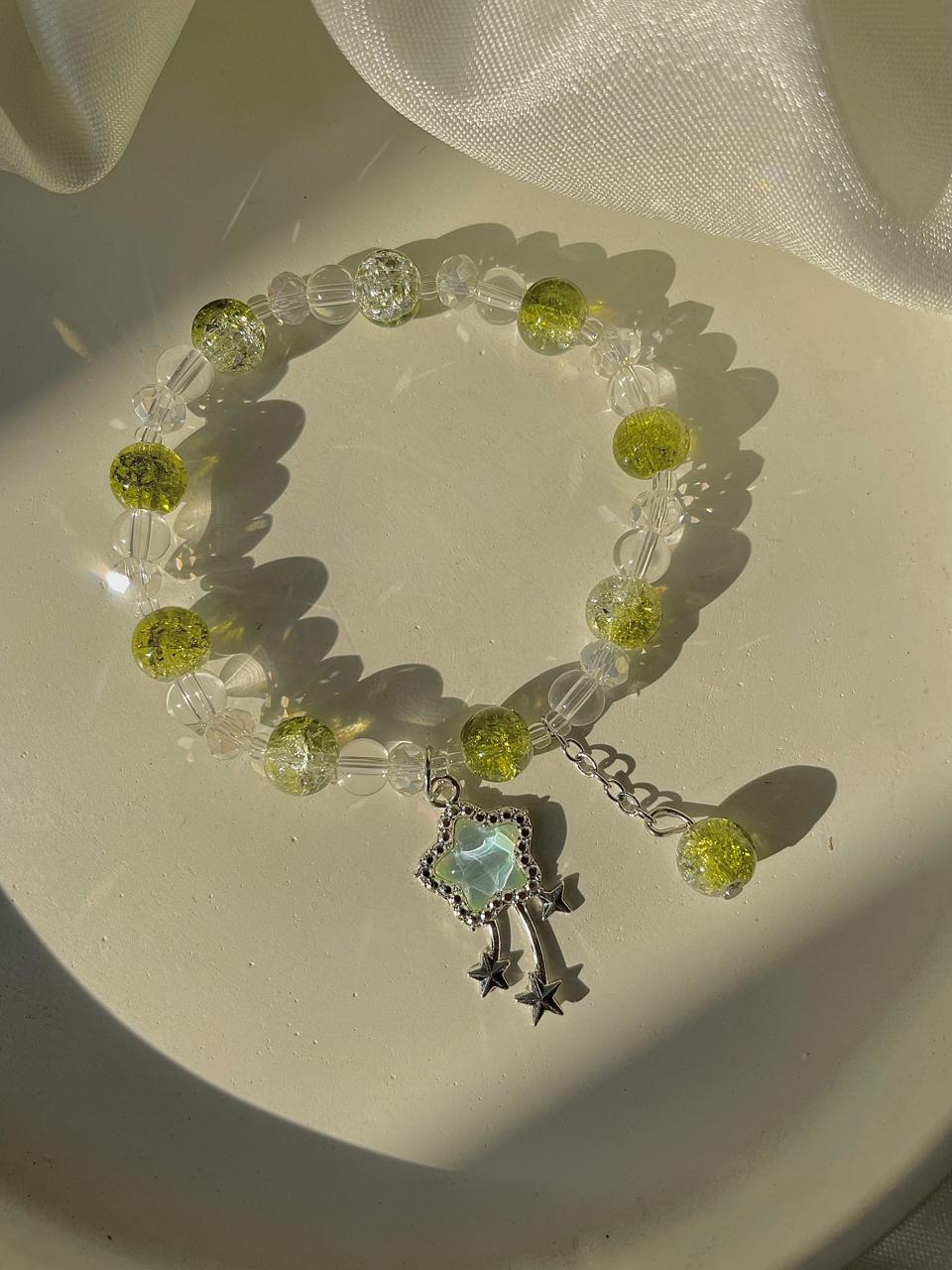 Shooting Star Bracelet- green blue