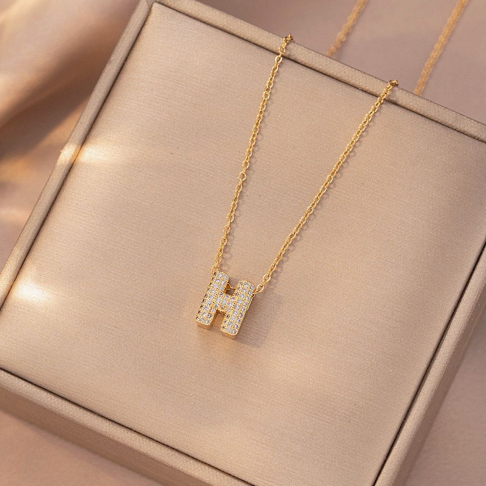 Minimal Initial Necklace - Image 13