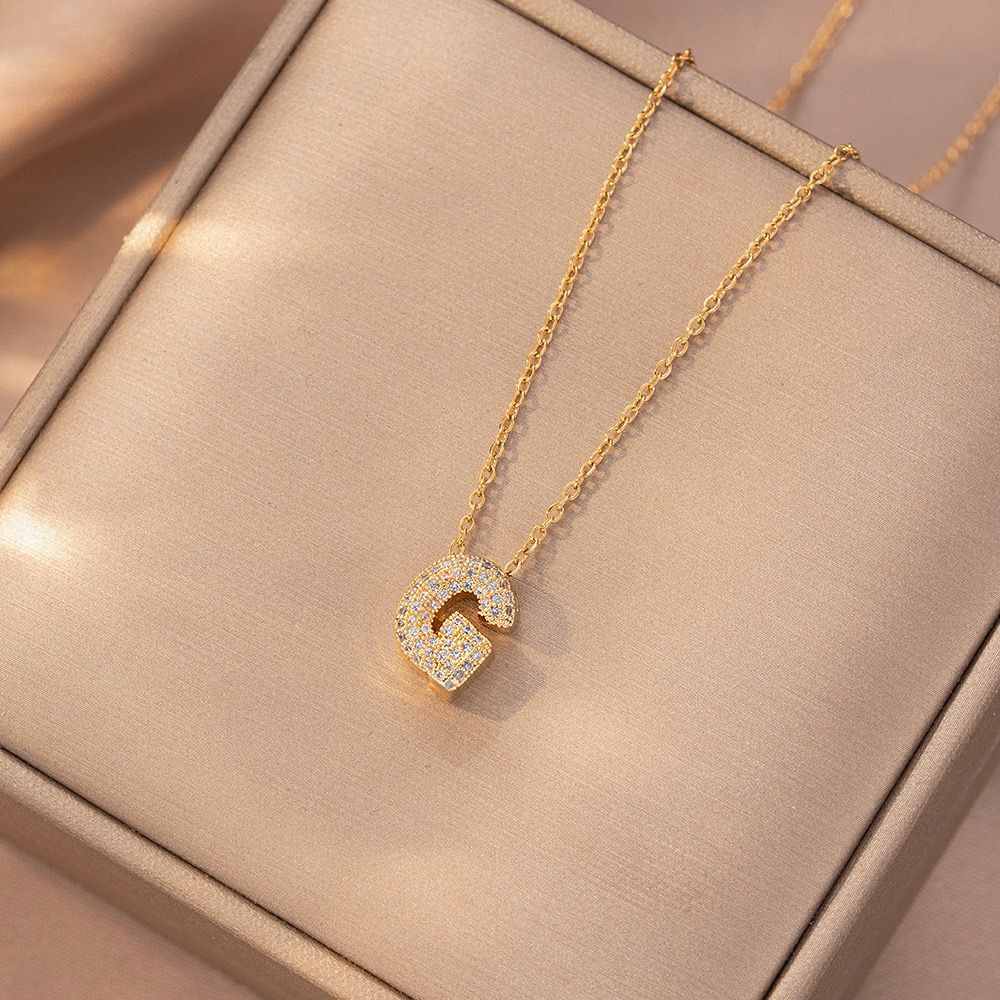 Minimal Initial Necklace - Image 14