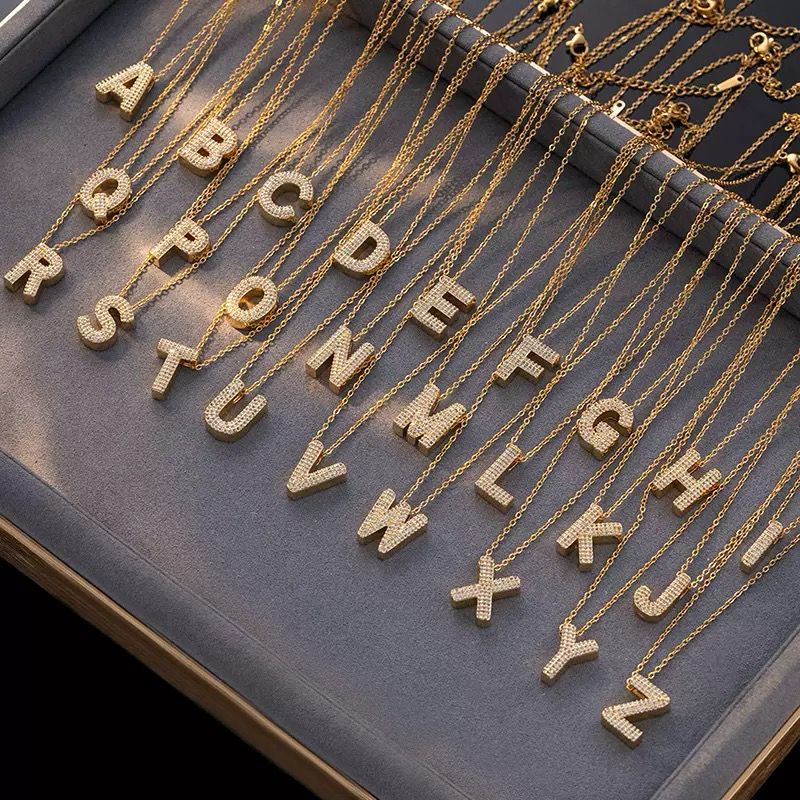 Minimal Initial Necklace - Image 2
