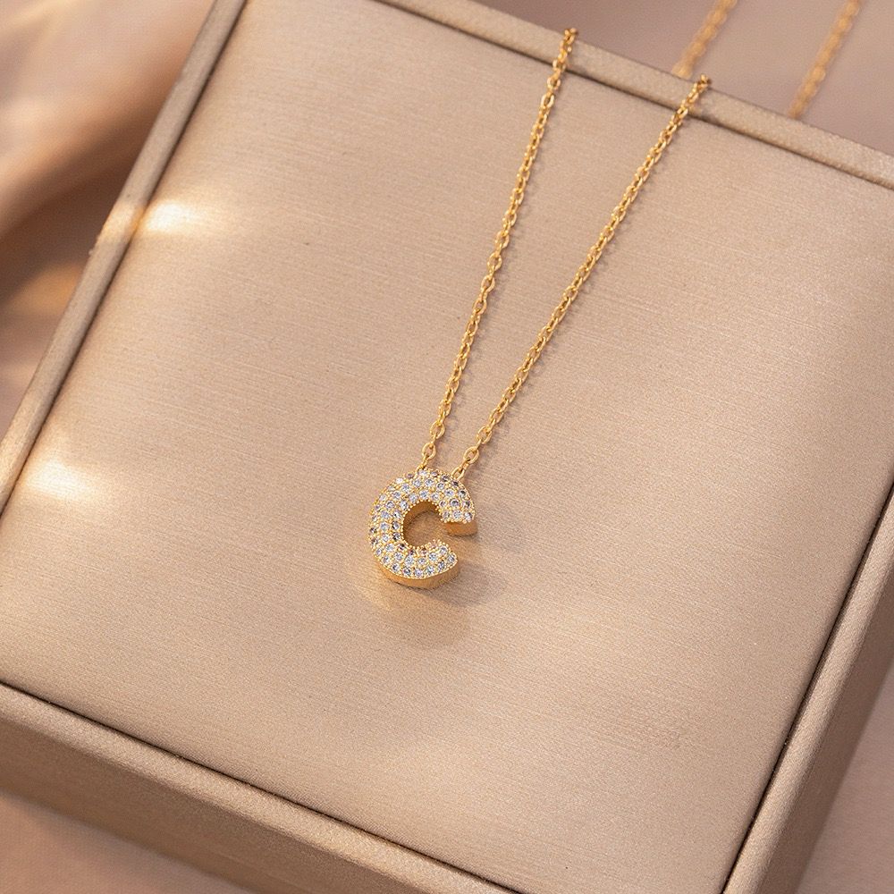 Minimal Initial Necklace - Image 26