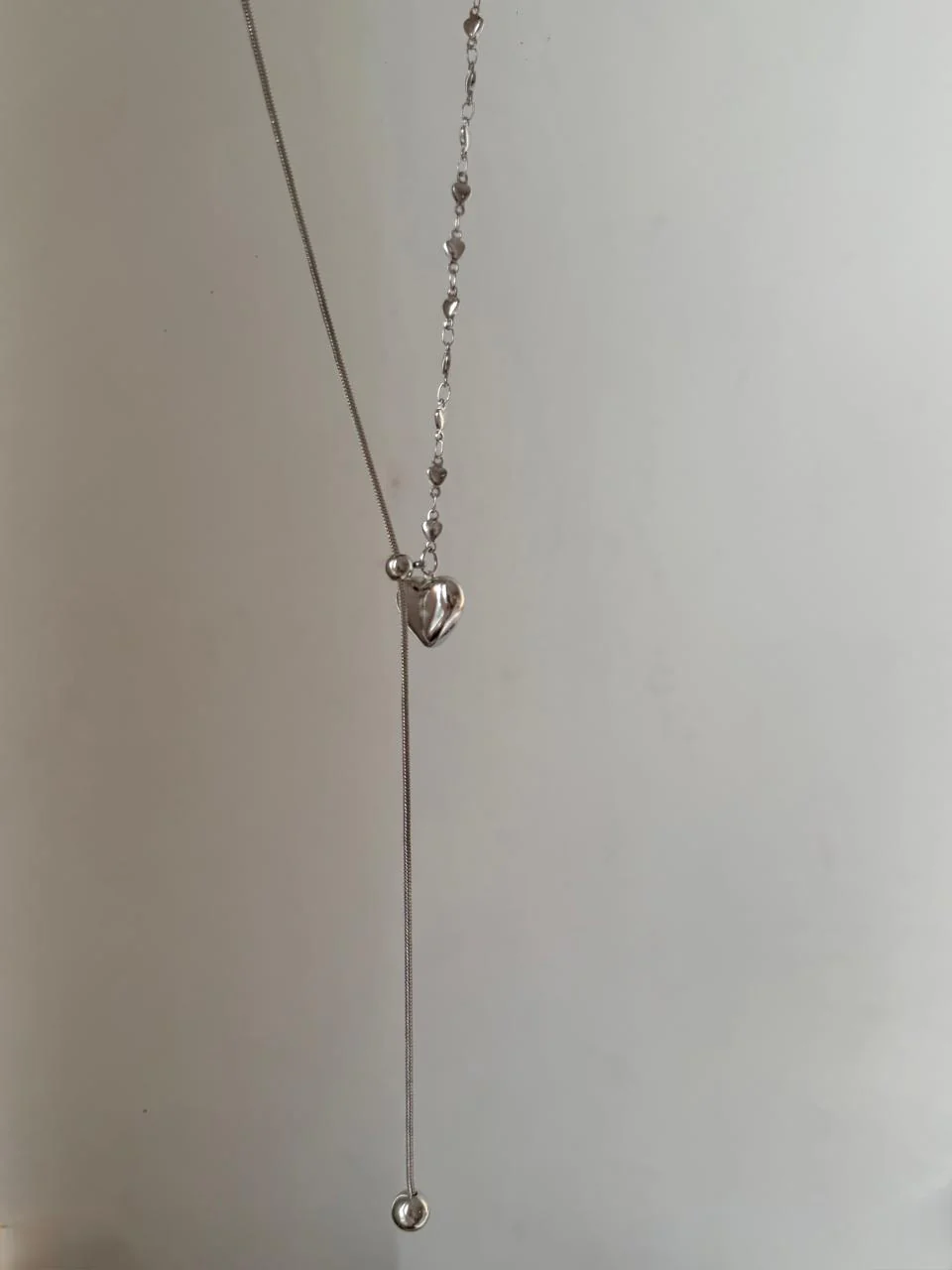 Silver affection Adjustable Necklace