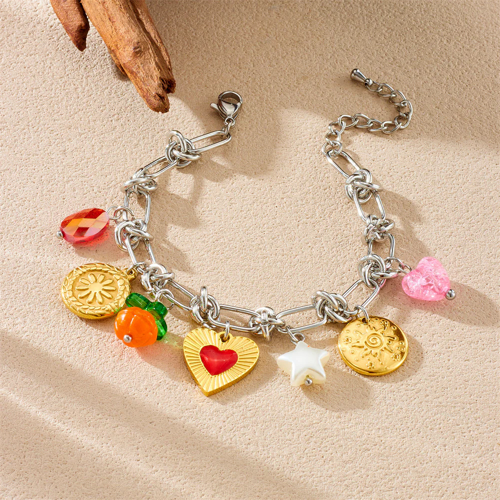 Silver Citrus Chunky Bracelet - Image 2