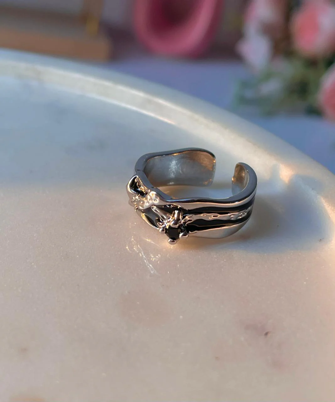 Silver Punk Ring - Image 2