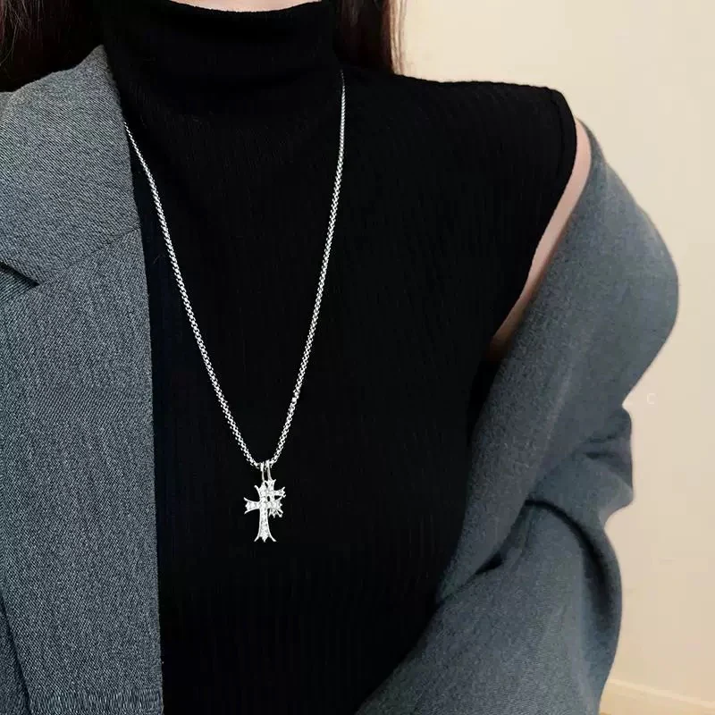 Sinful Pair Cross Necklace - Image 3