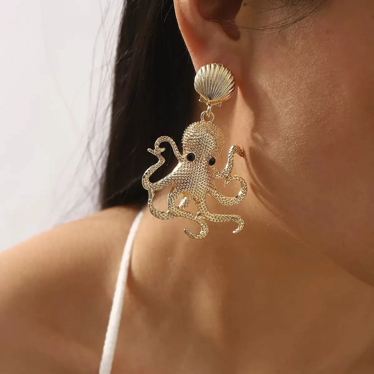 Siren’s Secret Octopus Drop Earrings - Image 3