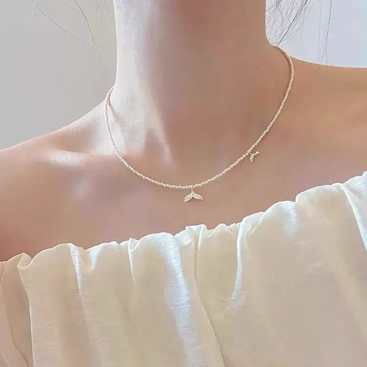 Siren Song Pearl Necklace (alloy) - Image 3
