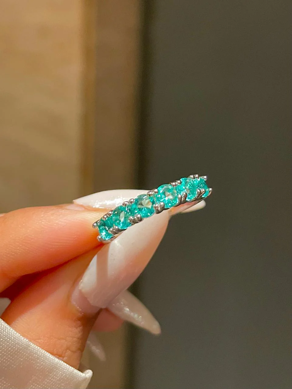 Sky Ring Band- green - Image 2