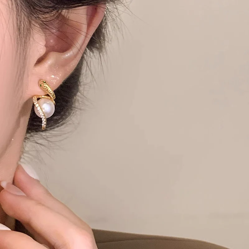 Slay n Slytherin Pearl Earrings - Image 7