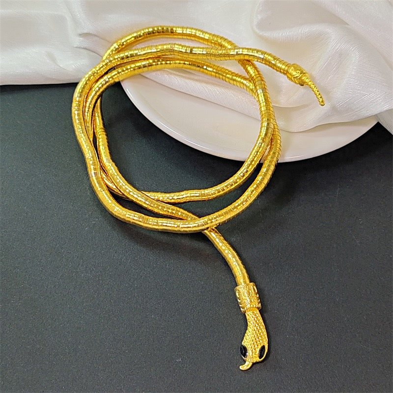 Sleek-Snake Bendable Necklace Chain - Image 2