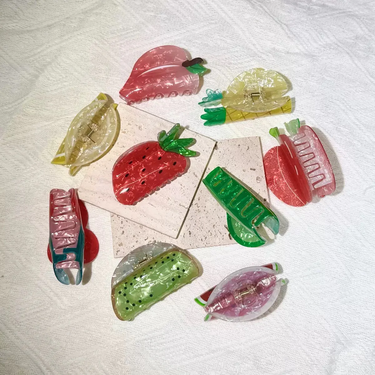 Slice of Summer Fruity Claw Clips - Image 2