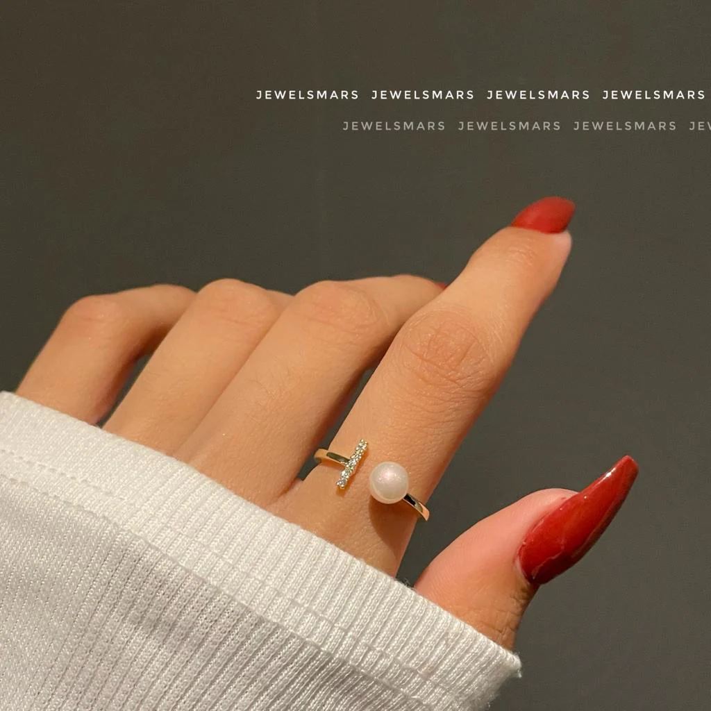 Snow White Pearl Ring - Image 3
