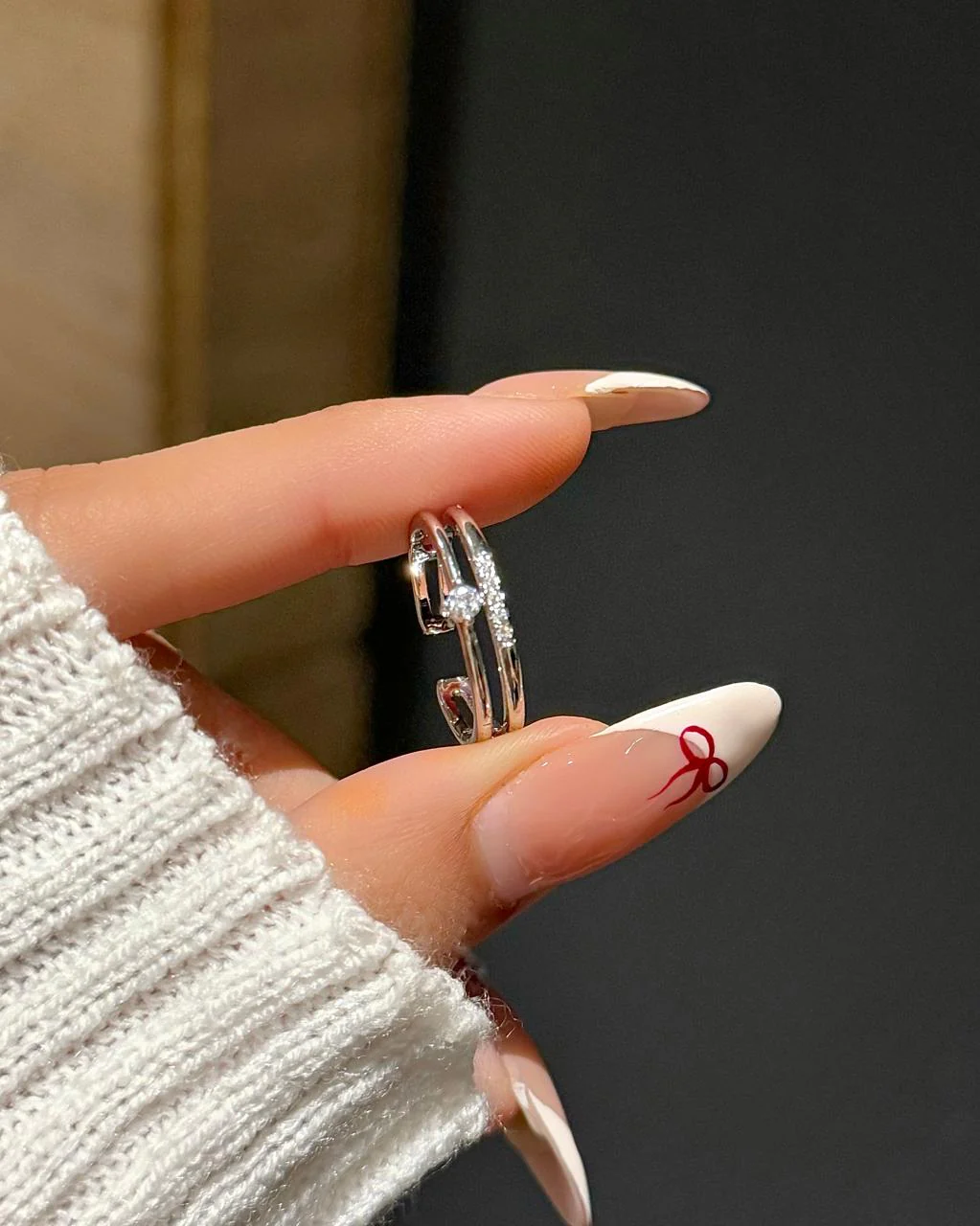 Snowdrop Minimal Ring - Image 2