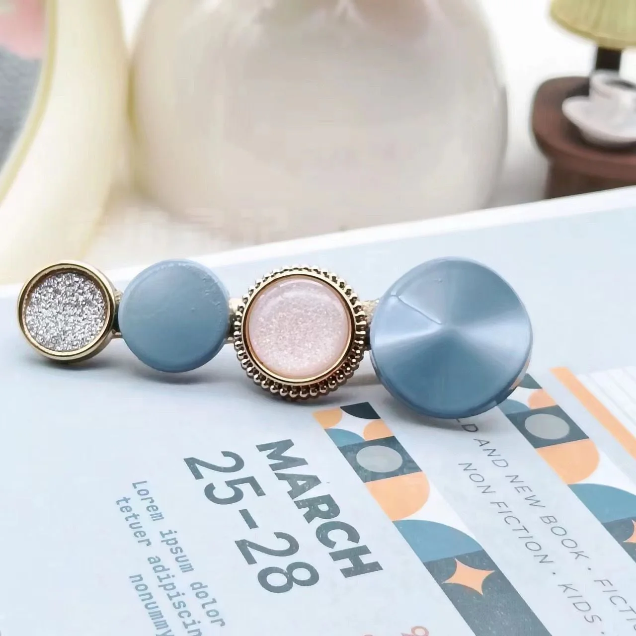 Soft blue Hairpin - Image 2