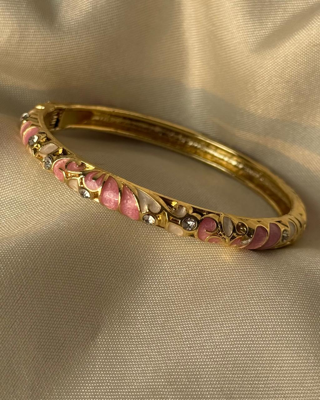 Soft Vintage Enamel Bangle - Image 2