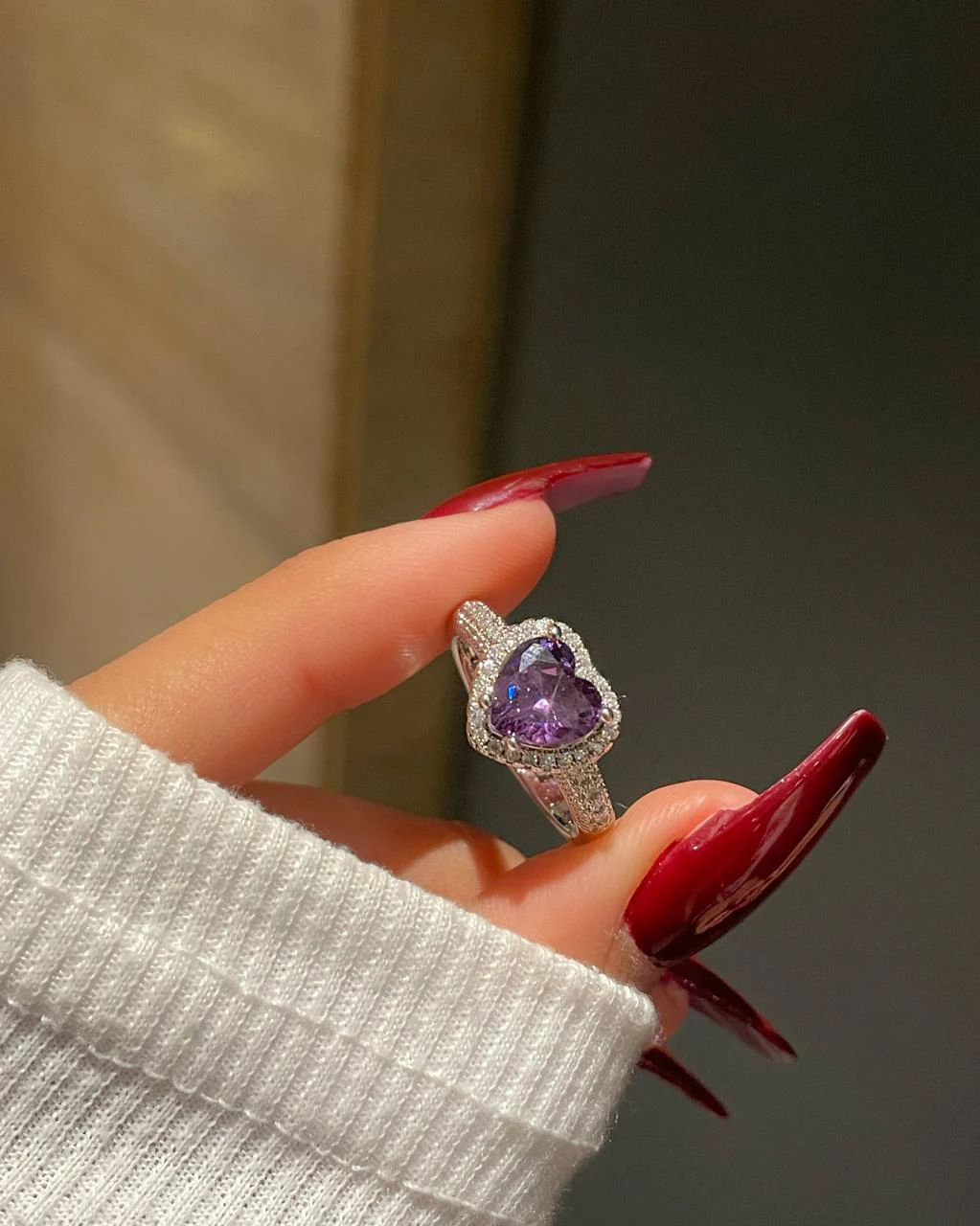 Soulmate love Ring- purple - Image 2