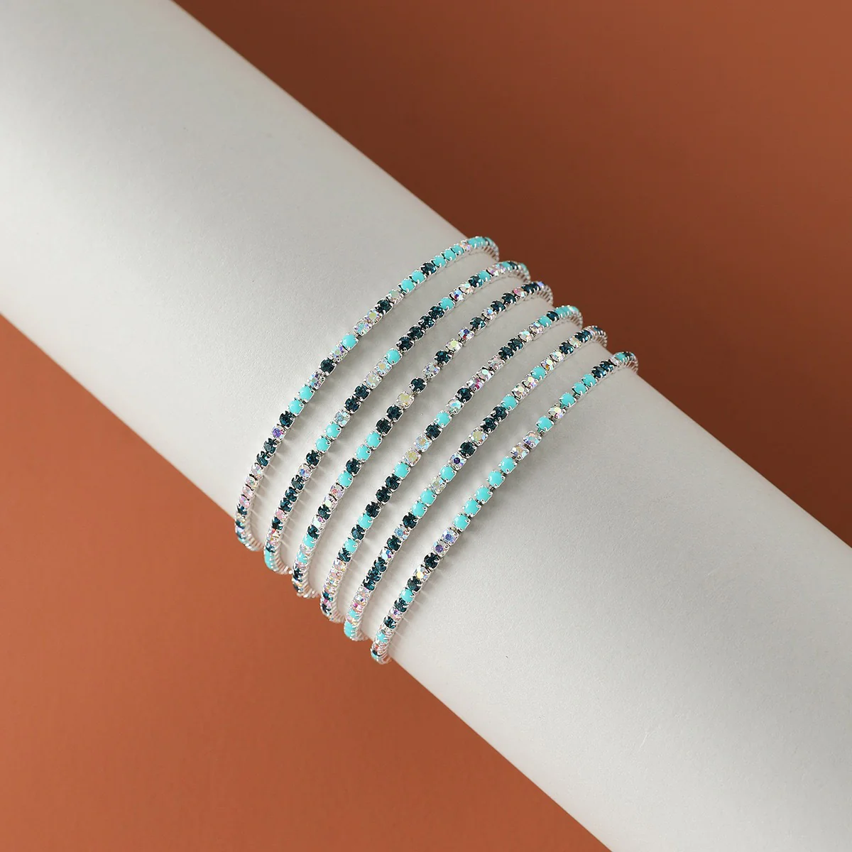 Sparkling in Blue Bracelet Set - Image 2