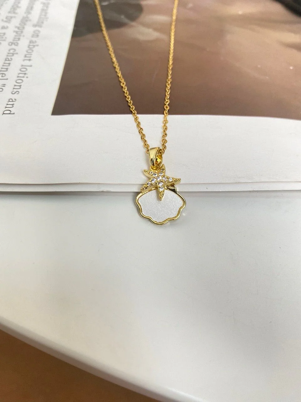 Sparkly Sea-star Necklace