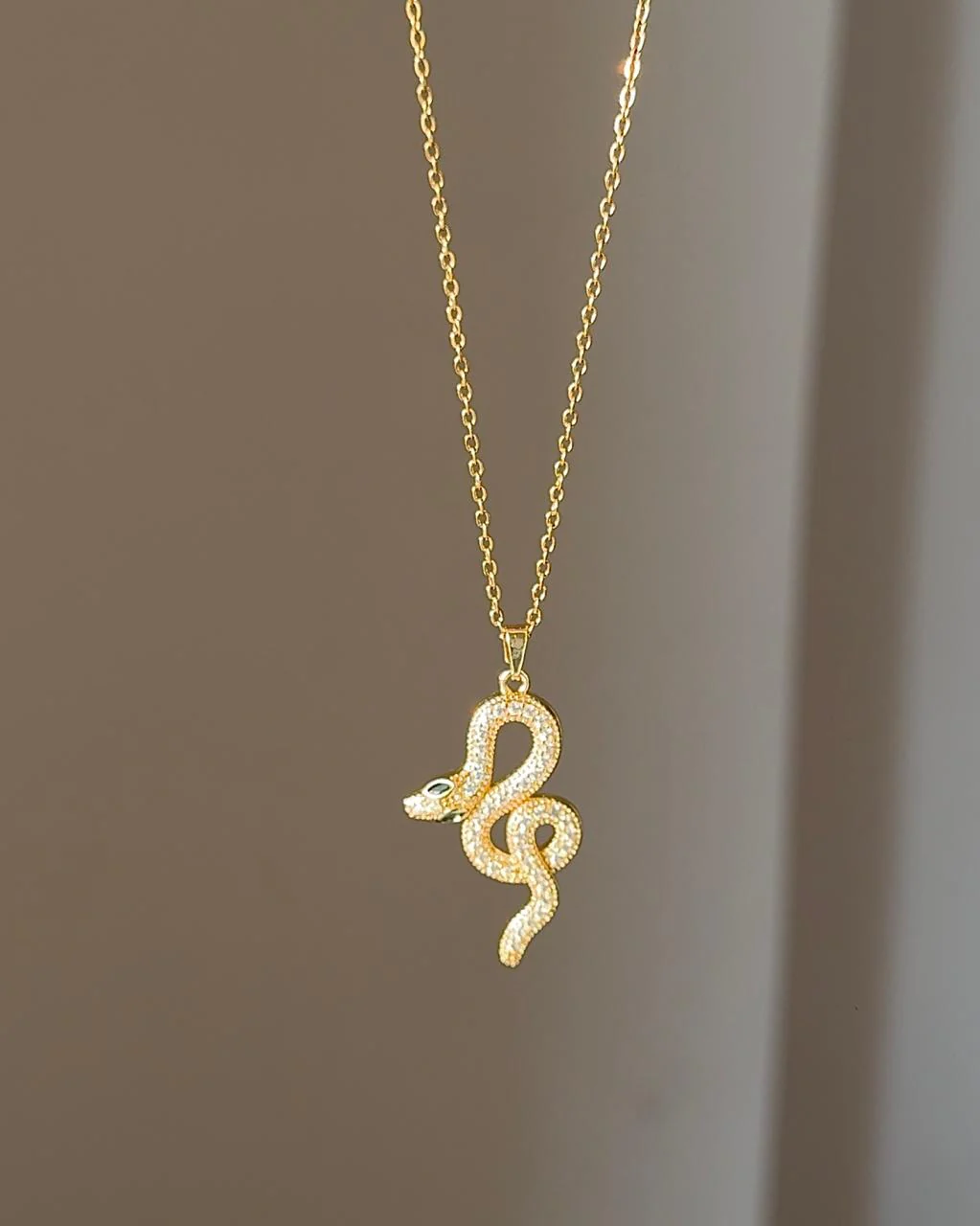 Sparkly Venom Snake Necklace - Image 2