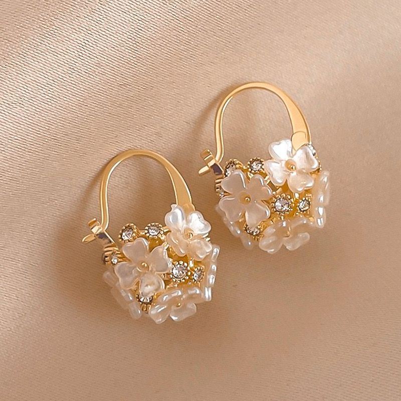 Spring in a basket Earrings - Image 2