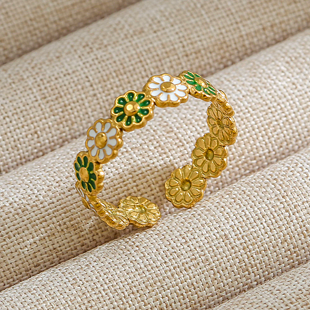 Spring-vine Flower Wrap Ring - Image 2