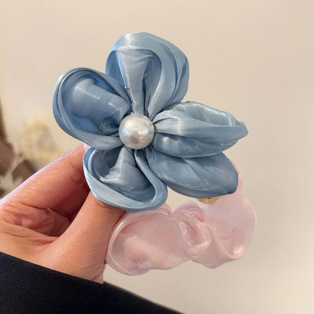 Springtime Pearl Scrunchie - Image 4