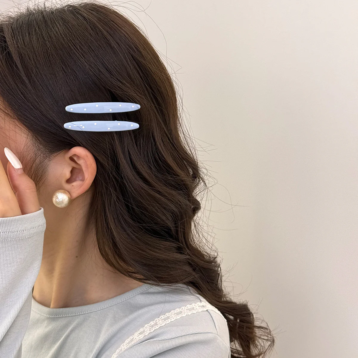 Sprinkles of Polka Hair Clip (1pc) - Image 2