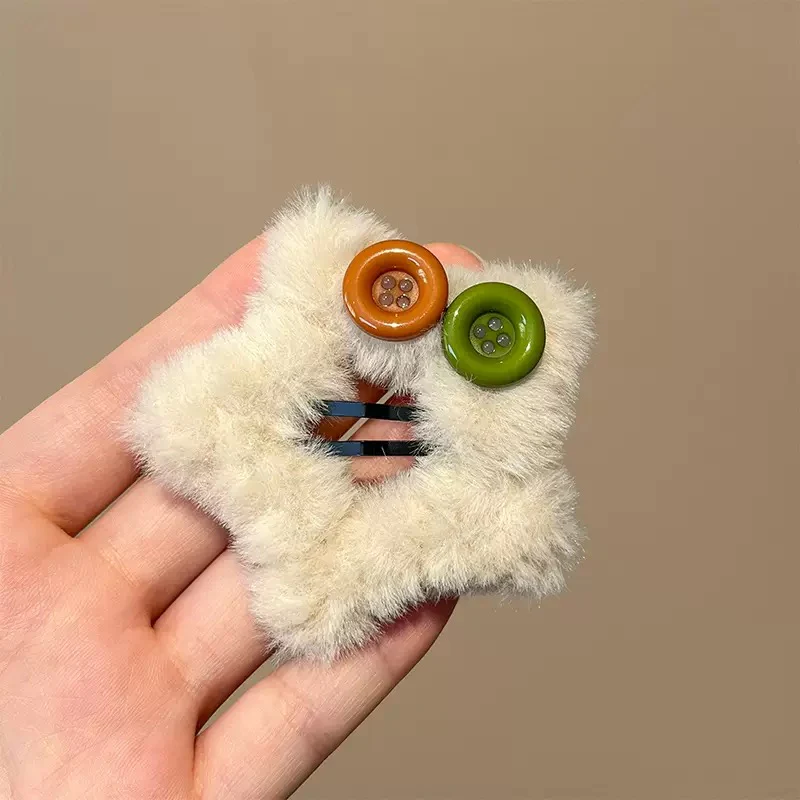 Star-girl Fur Hair Clip - Image 2